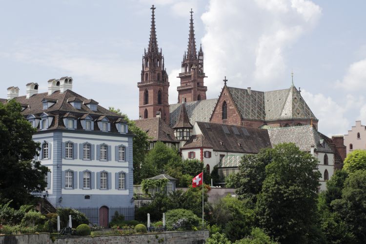 Das Münster in Basel Blick auf das Münster in Basel